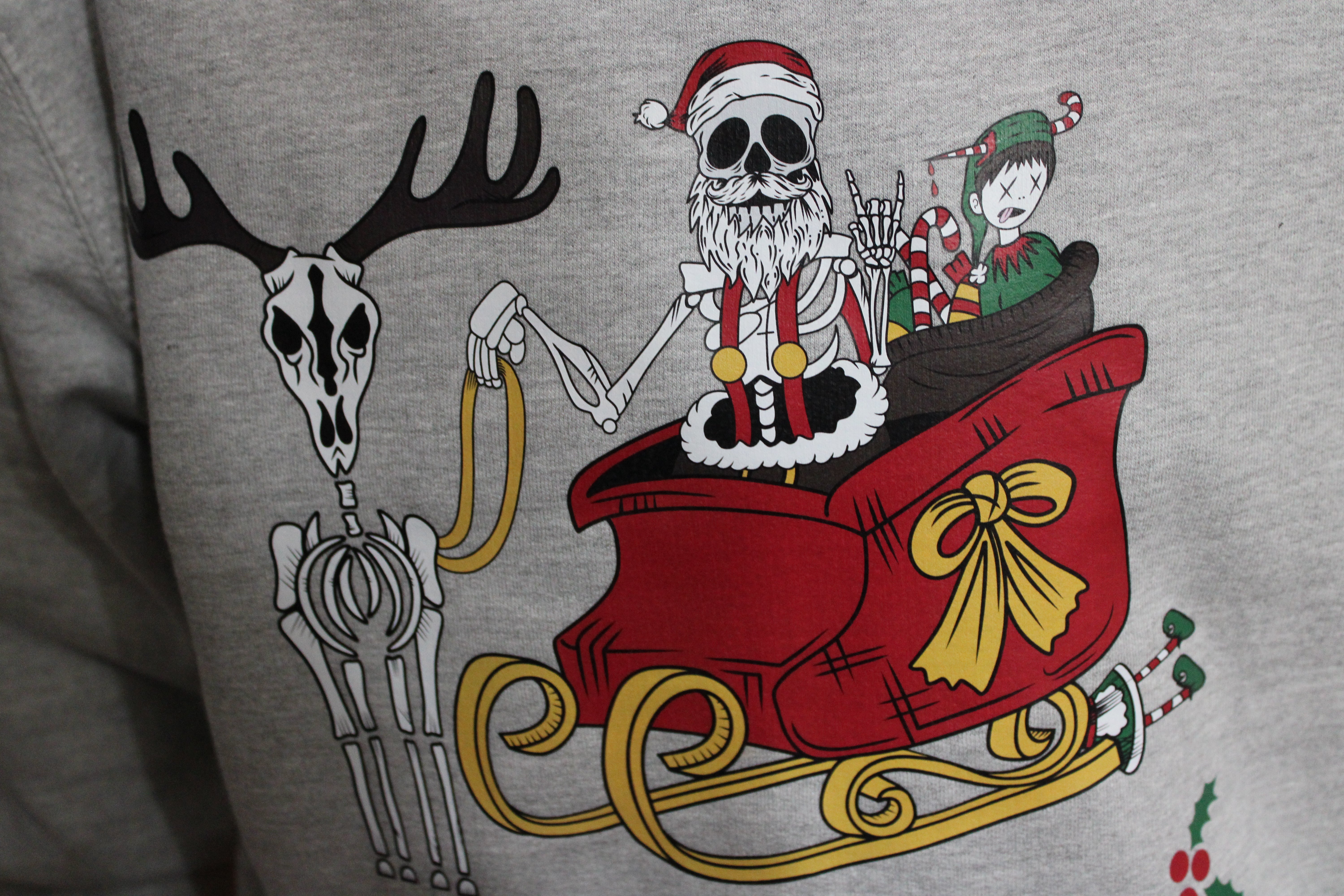 Skull on sale xmas jumper