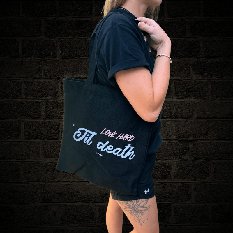 Hard best sale tote bag