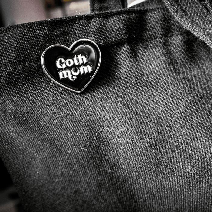 Goth Mum Pin Badge